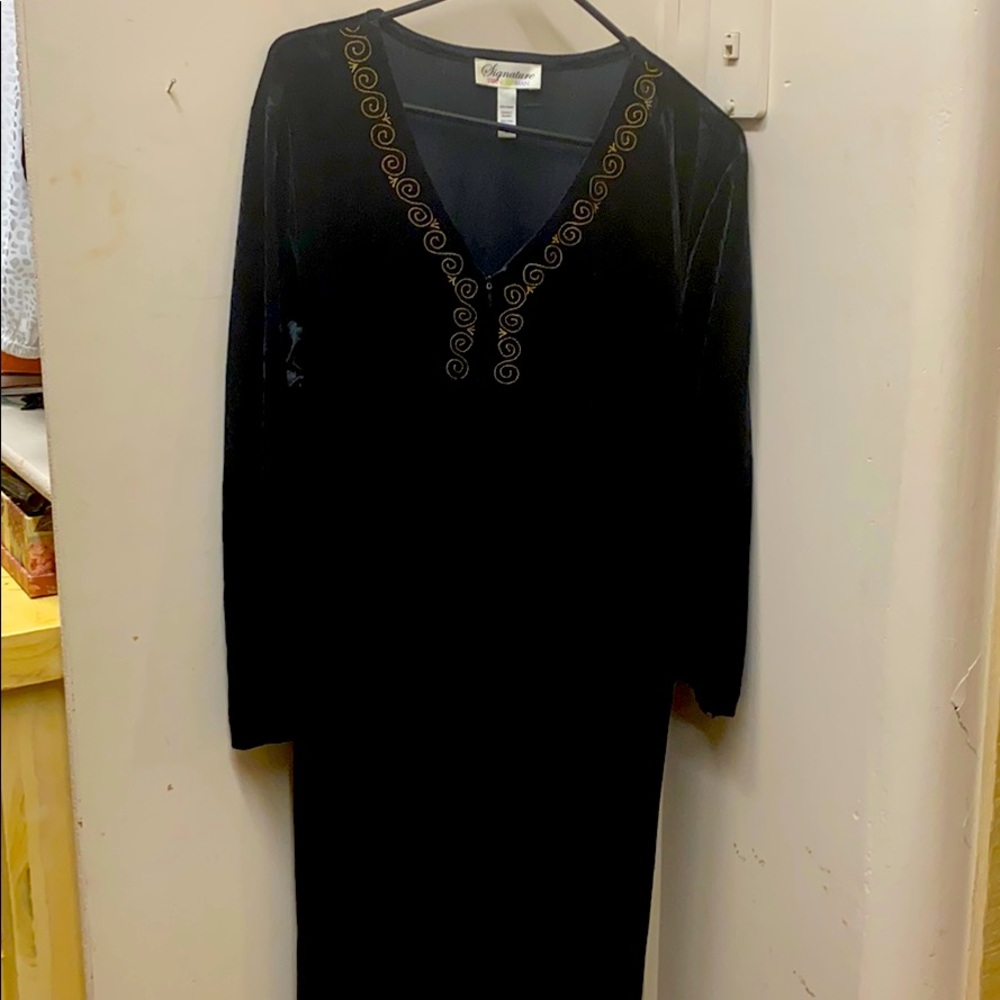Black Velvet Robe